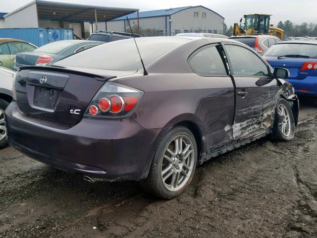 JTKDE3B75A0312453 - 2010 TOYOTA SCION TC Бордовый фото 4