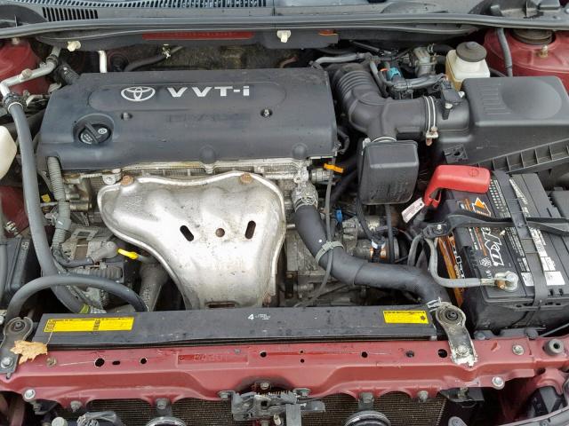 JTKDE3B75A0312453 - 2010 TOYOTA SCION TC Бордовый фото 7