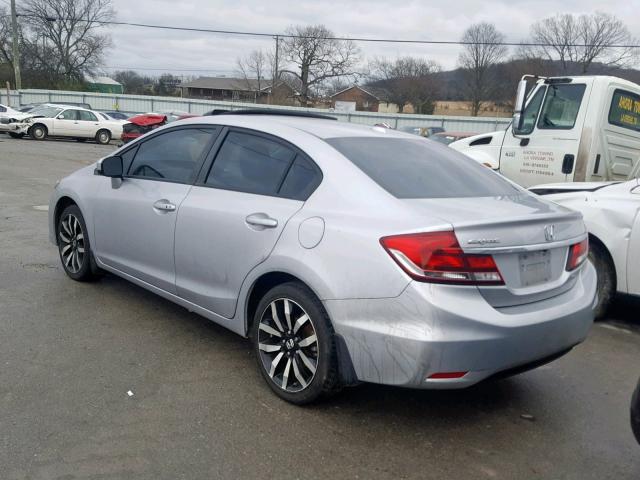 19XFB2F96EE018524 - 2014 HONDA CIVIC EXL SILVER photo 3