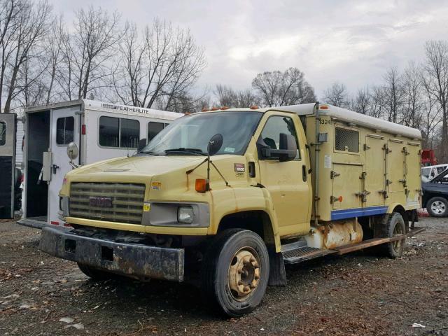 1GDJ5C1GX9F412998 - 2009 GMC C5500 C5C0 YELLOW photo 2