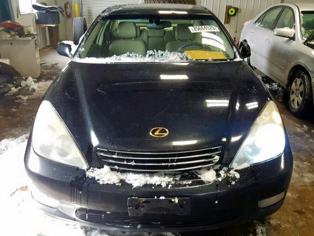 JTHBF30G130138686 - 2003 LEXUS ES 300 BLACK photo 9