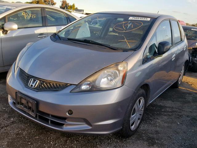 JHMGE8G24AC010244 - 2010 HONDA FIT SILVER photo 2