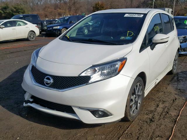 3N1CE2CP2FL372165 - 2015 NISSAN VERSA NOTE WHITE photo 2