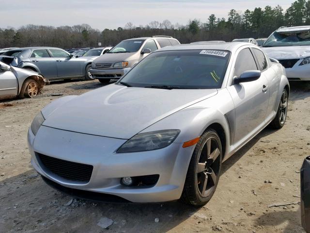 JM1FE17N850147029 - 2005 MAZDA RX8 SILVER photo 2