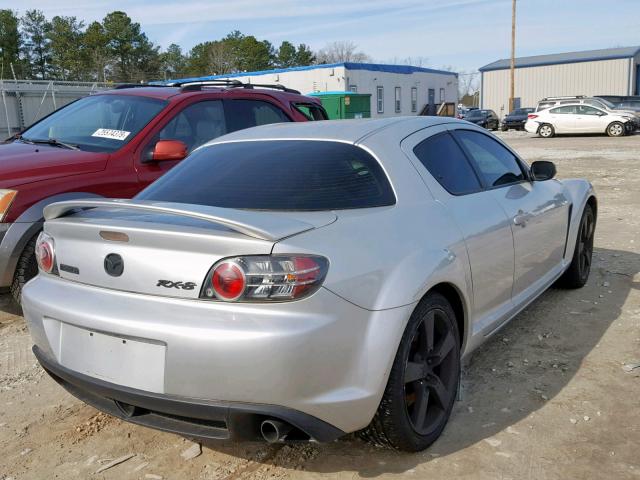 JM1FE17N850147029 - 2005 MAZDA RX8 SILVER photo 4