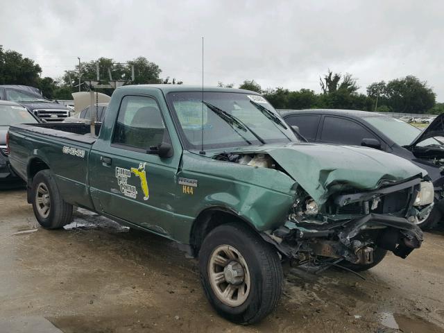 1FTYR10U27PA49252 - 2007 FORD RANGER GREEN photo 1