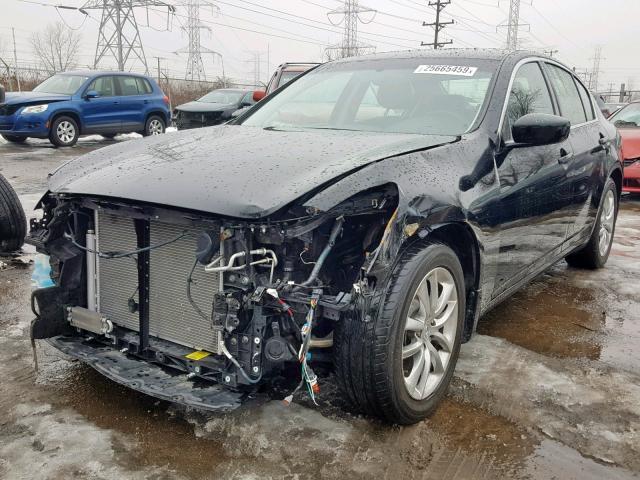 JNKCV61F99M355001 - 2009 INFINITI G37 BLACK photo 2