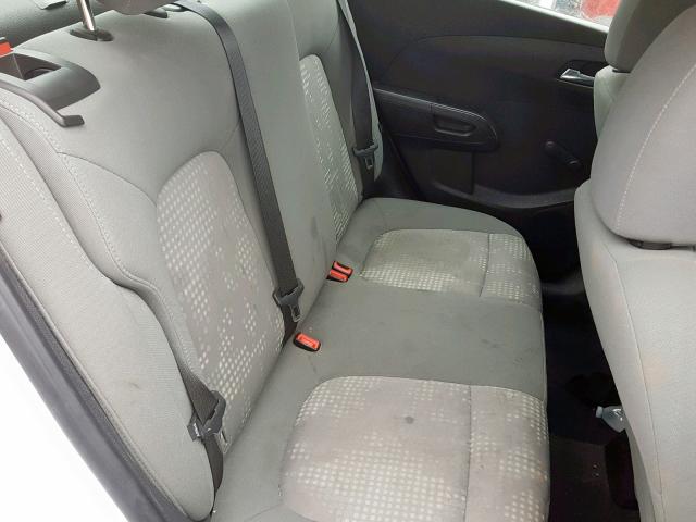 1G1JB5SHXC4114432 - 2012 CHEVROLET SONIC LS 白色 照片 6