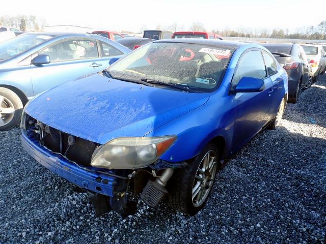 JTKDE167060131511 - 2006 TOYOTA SCION TC BLUE photo 2