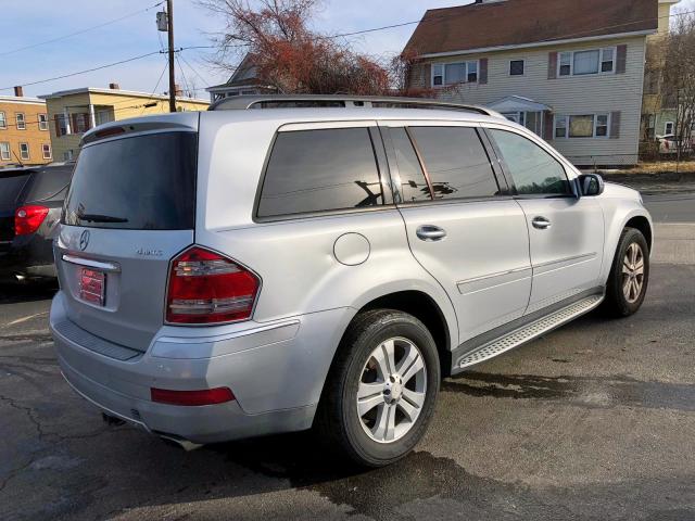 4JGBF71E48A428262 - 2008 MERCEDES-BENZ GL 450 4MA SILVER photo 4