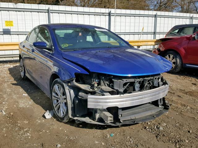 1C3CCCAB2FN568157 - 2015 CHRYSLER 200 LIMITE BLUE photo 1