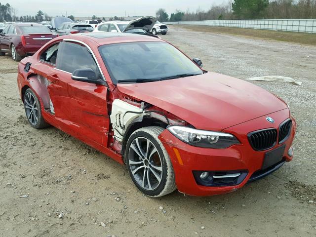 WBA1F5C53FV256827 - 2015 BMW 228 I ORANGE photo 1