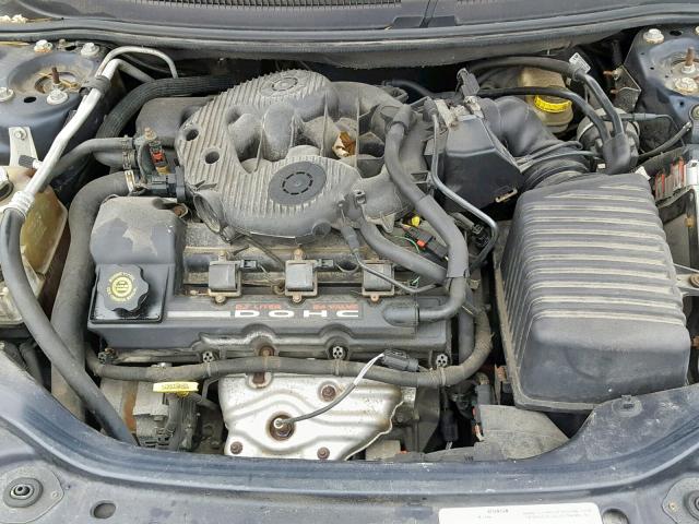 1C3EL46R42N279098 - 2002 CHRYSLER SEBRING LX BLUE photo 7