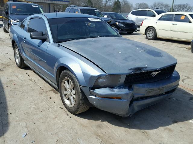 1ZVHT80N685108283 - 2008 FORD MUSTANG BLUE photo 1