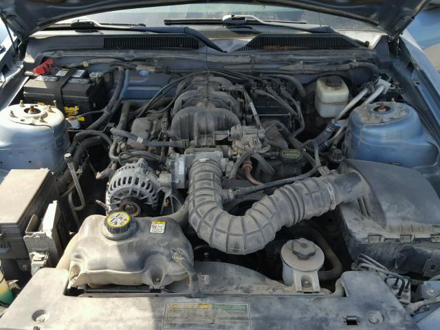 1ZVHT80N685108283 - 2008 FORD MUSTANG BLUE photo 7