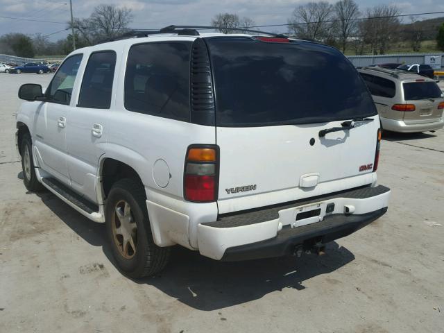 1GKEK63U95J114215 - 2005 GMC YUKON DENA WHITE photo 3