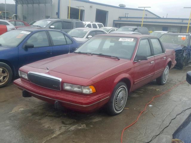 3G4AG55M3RS602434 - 1994 BUICK CENTURY SP BURGUNDY photo 2