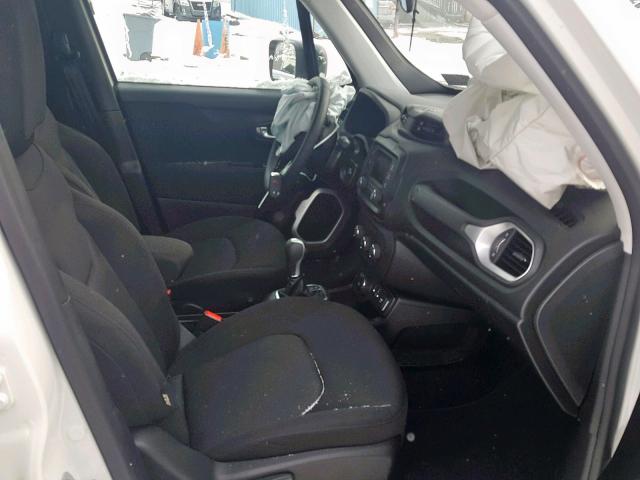 ZACCJBAB2JPJ37715 - 2018 JEEP RENEGADE S WHITE photo 5