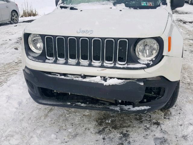 ZACCJBAB2JPJ37715 - 2018 JEEP RENEGADE S WHITE photo 9