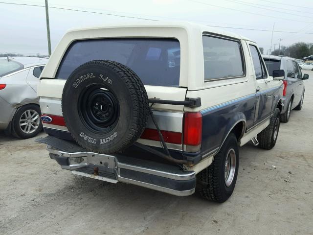 1FMEU15N6JLA13366 - 1988 FORD BRONCO U10 WHITE photo 4