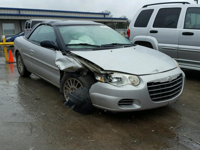 1C3EL45X14N421300 - 2004 CHRYSLER SEBRING LX SILVER photo 1