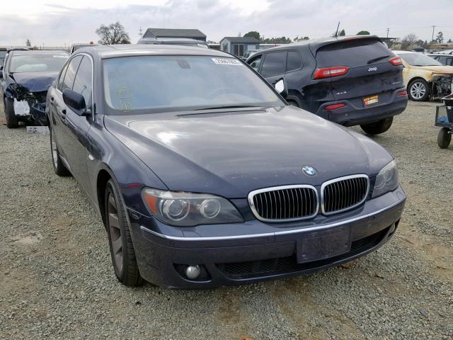 WBAHL83587DT10784 - 2007 BMW 750 BLUE photo 1