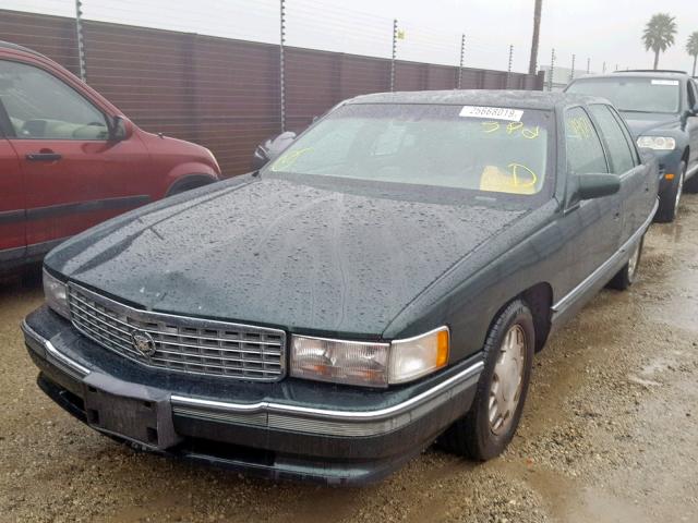 1G6KF5294TU261003 - 1996 CADILLAC DEVILLE CO GREEN photo 2