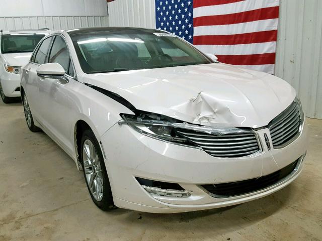 3LN6L2LU3ER810379 - 2014 LINCOLN MKZ HYBRID WHITE photo 1