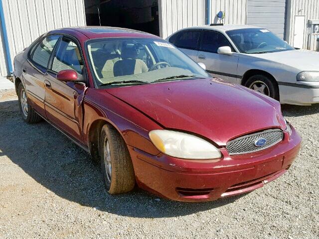 1FAFP55U34G121994 - 2004 FORD TAURUS SES RED photo 1