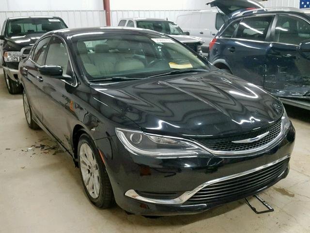 1C3CCCABXFN680110 - 2015 CHRYSLER 200 LIMITE BLACK photo 1