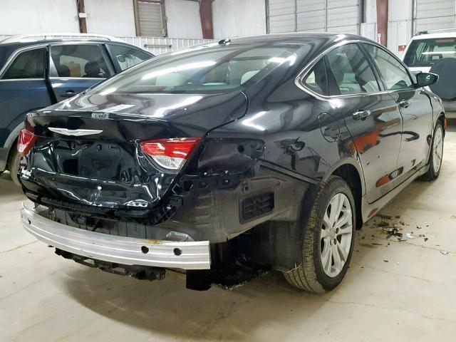 1C3CCCABXFN680110 - 2015 CHRYSLER 200 LIMITE BLACK photo 4