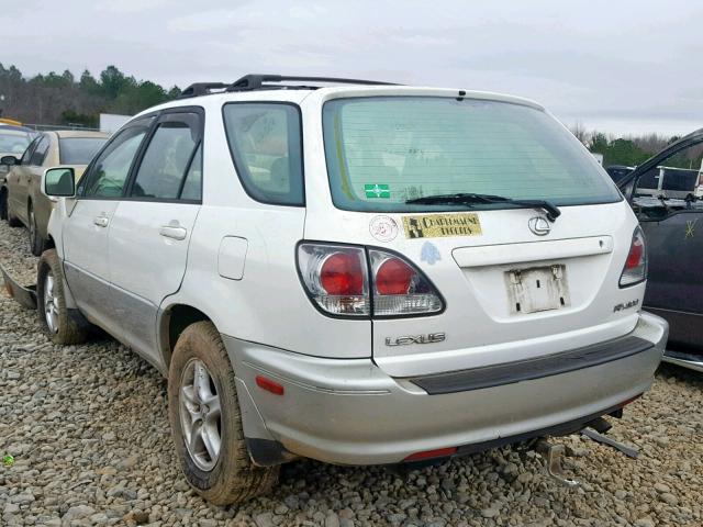 JTJGF10U120139110 - 2002 LEXUS RX 300 WHITE photo 3