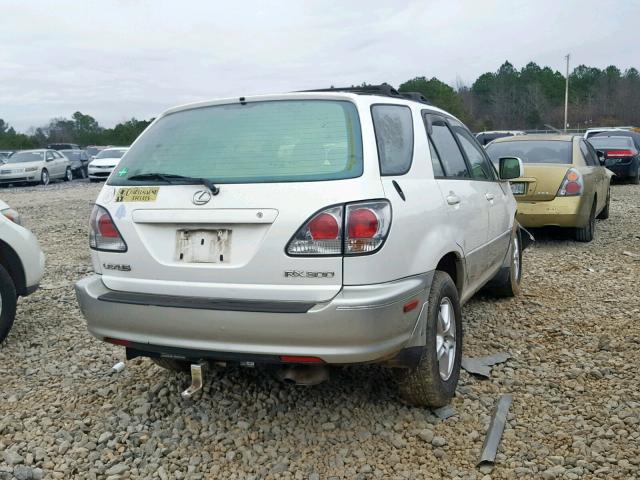 JTJGF10U120139110 - 2002 LEXUS RX 300 WHITE photo 4