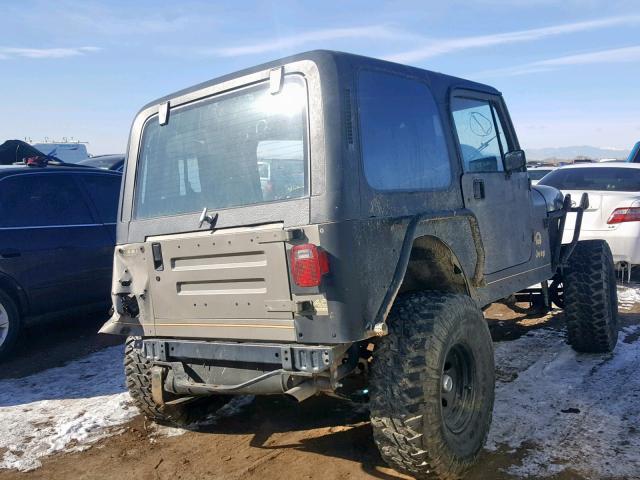 2J4FY49S1MJ111059 - 1991 JEEP WRANGLER / GREEN photo 4