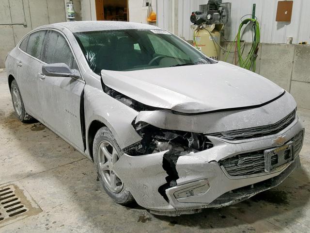 1G1ZB5ST6JF200314 - 2018 CHEVROLET MALIBU LS SILVER photo 1