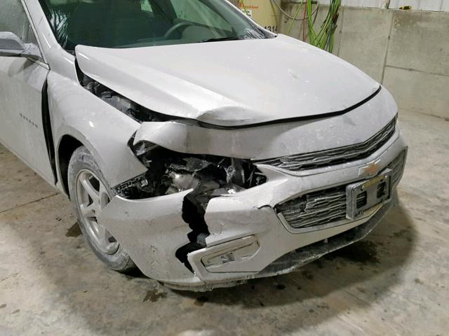 1G1ZB5ST6JF200314 - 2018 CHEVROLET MALIBU LS SILVER photo 9