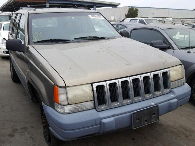 1J4GZ58S4TC210489 - 1996 JEEP GRAND CHER TAN photo 1