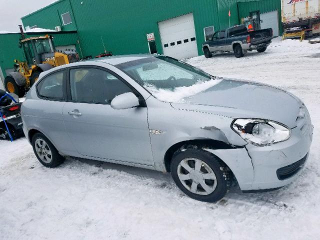 KMHCN35C37U011804 - 2007 HYUNDAI ACCENT BAS SILVER photo 1