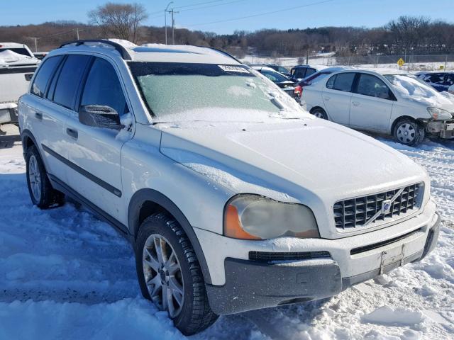 YV1CZ91H541045148 - 2004 VOLVO XC90 T6 WHITE photo 1