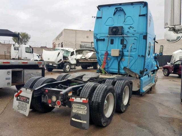 3AKJGLDR6DSBC0976 - 2013 FREIGHTLINER CASCADIA 1 TEAL photo 4