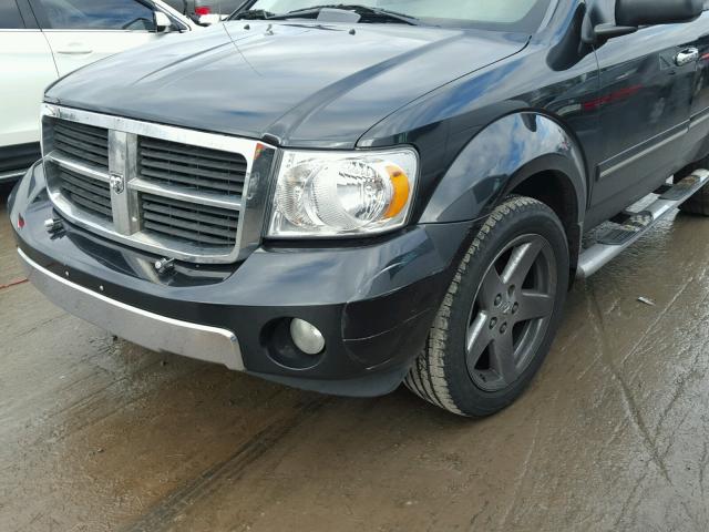 1D8HD58258F101555 - 2008 DODGE DURANGO LI BLACK photo 9