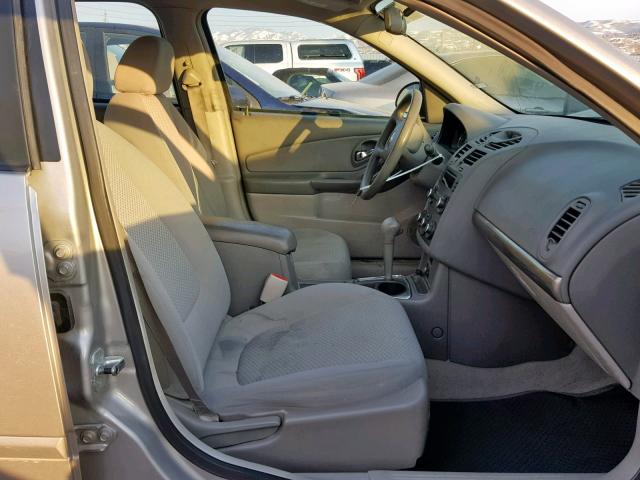 1G1ZS57N17F271231 - 2007 CHEVROLET MALIBU LS GRAY photo 5