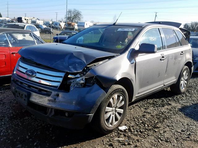 2FMDK3JC9ABB03239 - 2010 FORD EDGE SEL GRAY photo 2