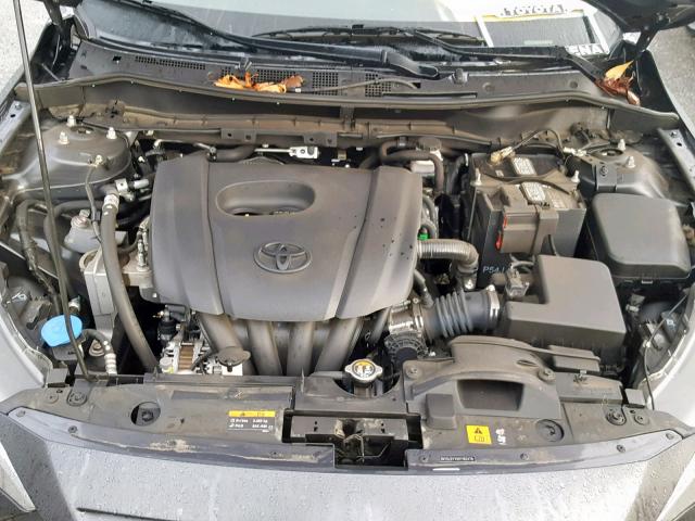 3MYDLBYV6HY162478 - 2017 TOYOTA YARIS IA CHARCOAL photo 7