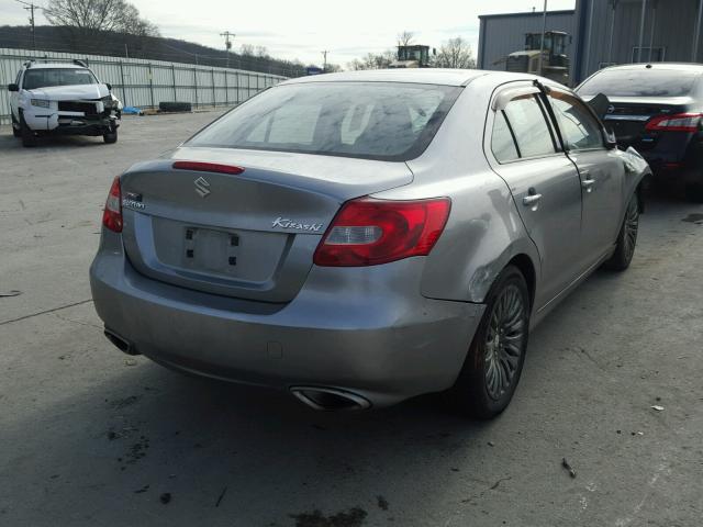 JS2RE9A30B6111577 - 2011 SUZUKI KIZASHI SE SILVER photo 4