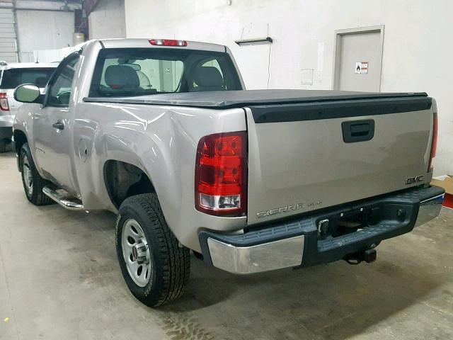 1GTEC14X07Z594931 - 2007 GMC NEW SIERRA GOLD photo 3