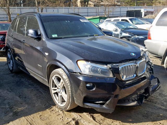 5UXWX7C54E0E78968 - 2014 BMW X3 XDRIVE3 BLUE photo 1