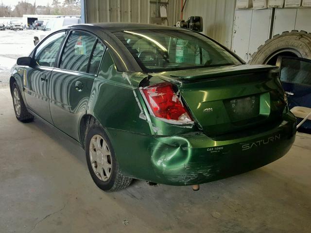 1G8AJ52F93Z120003 - 2003 SATURN ION LEVEL GREEN photo 3
