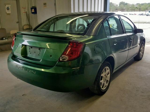 1G8AJ52F93Z120003 - 2003 SATURN ION LEVEL GREEN photo 4