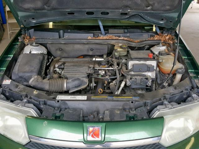 1G8AJ52F93Z120003 - 2003 SATURN ION LEVEL GREEN photo 7